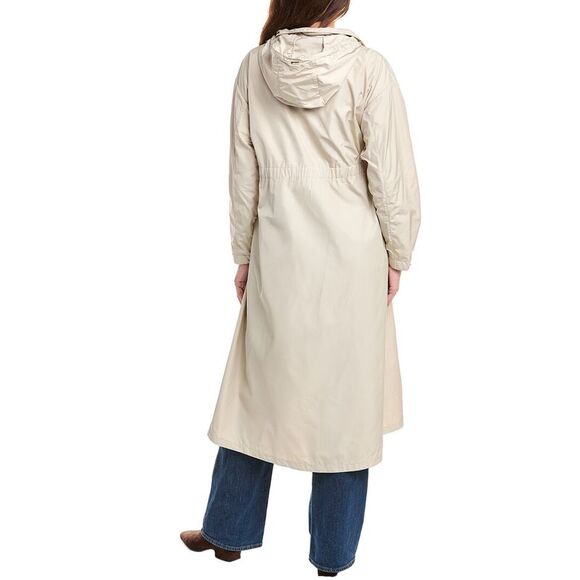 Herno Womens  Drawstring Waist Coat, Grey - Picture 2 of 3